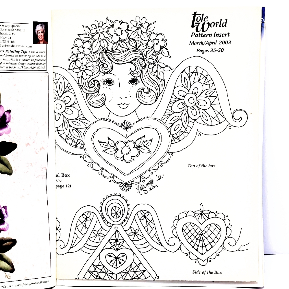 Tole World Magazine – 20 Spring Projects (Apr 2003) Pattern Insert - Picture 4 of 5